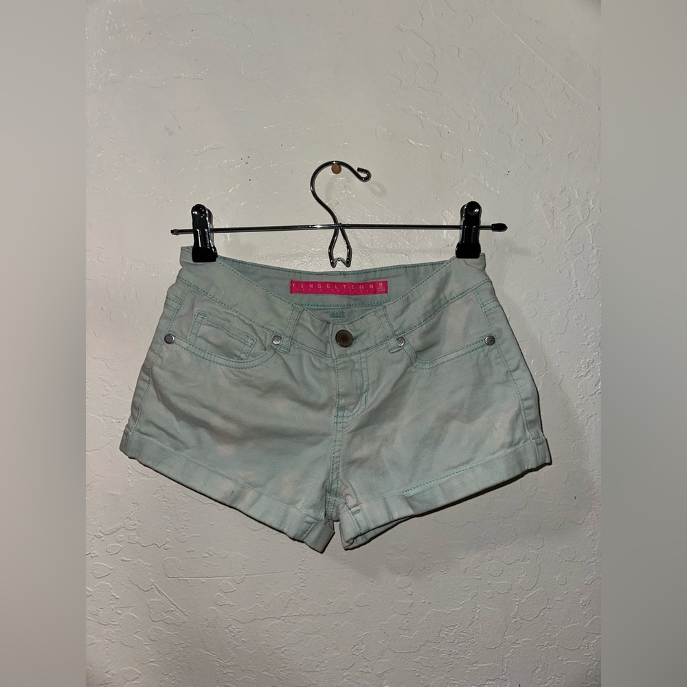 Vintage Light Mint Women's Denim Shorts